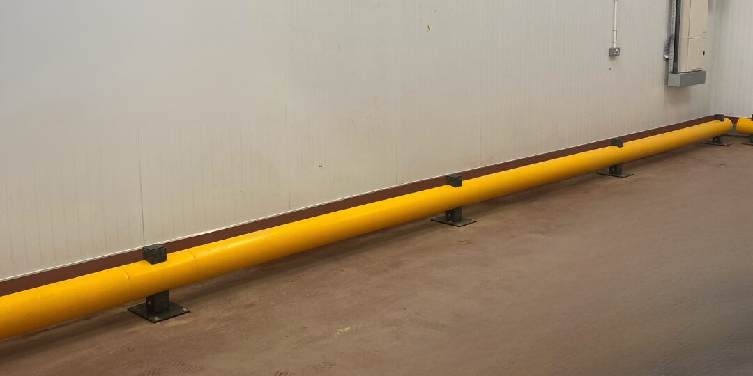 Long Run of Yellow Polymer Single Bumper Barrier v2.jpg