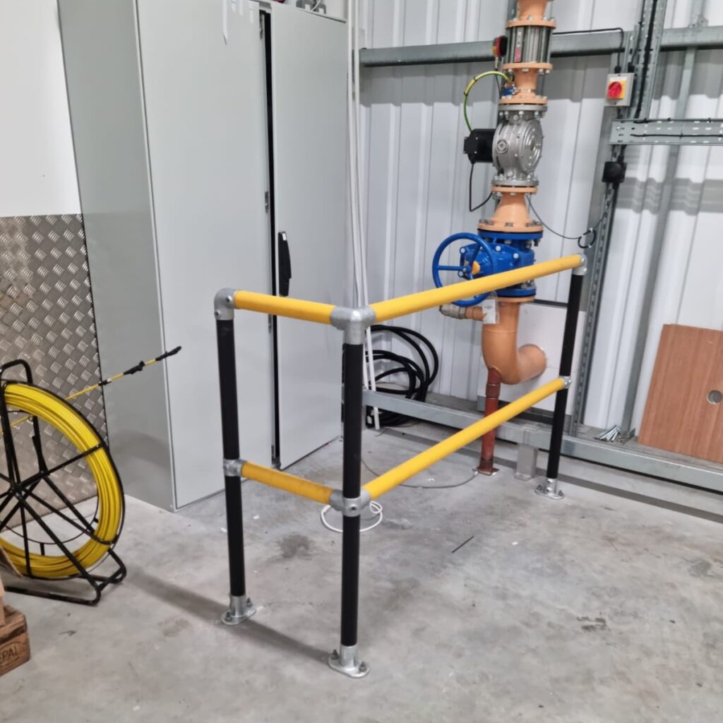 Pedestrian Handrail Systems (HR50) in a Warehouse