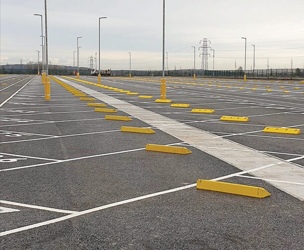 Amazon Yellow Wheel Stops for Commercail Vehicles.jpg